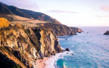 Картинка природа побережье скалы море