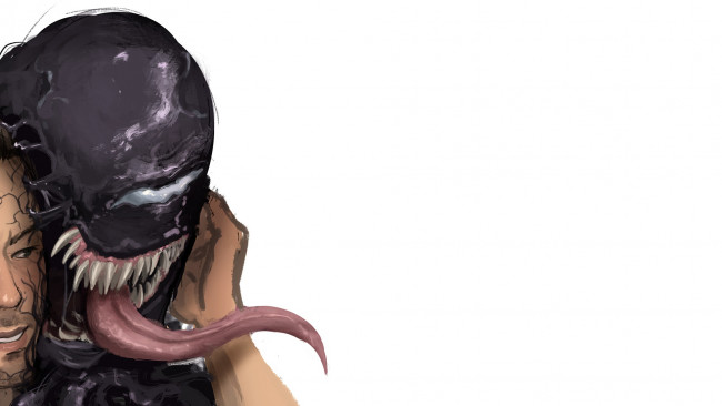 Обои картинки фото рисованное, кино, том, харди, веном, эдди, брок