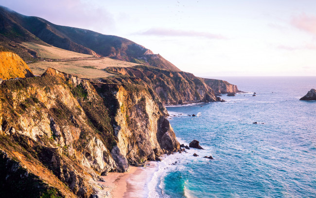 Обои картинки фото природа, побережье, скалы, море