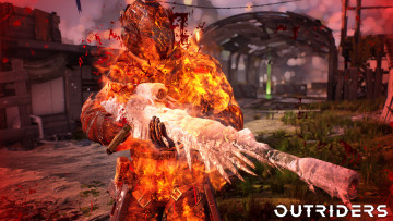 обоя outriders, видео игры