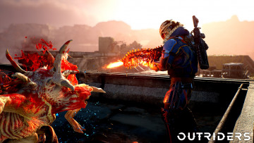 Картинка outriders видео+игры