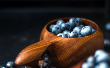 Картинка еда голубика +черника ягоды черника