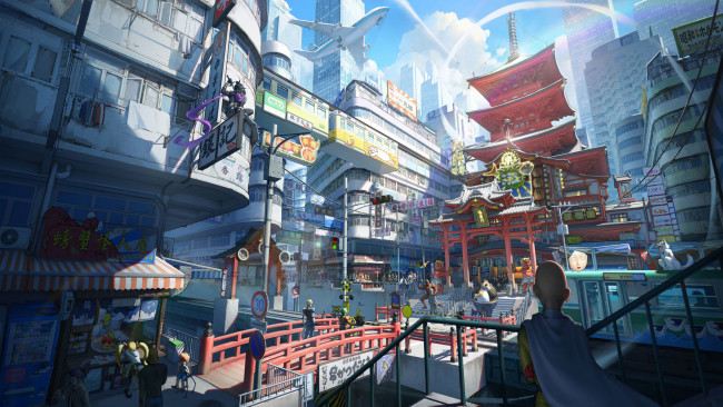 Обои картинки фото аниме, one punch man, one-punch, man, ?????