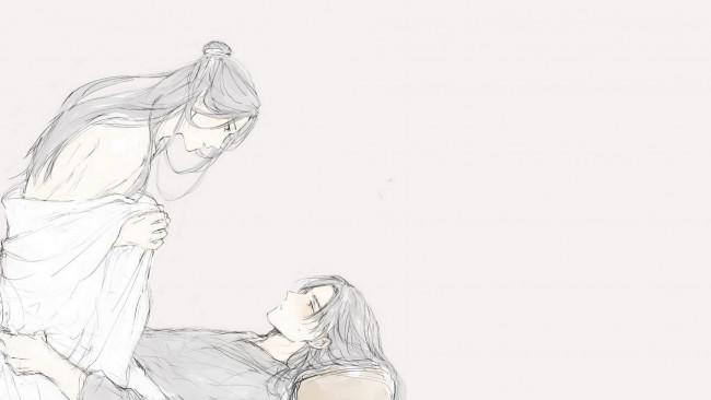 Обои картинки фото аниме, tian guan ci fu, благословение, небожителей, tian, guan, ci, fu, мосян, тунсю