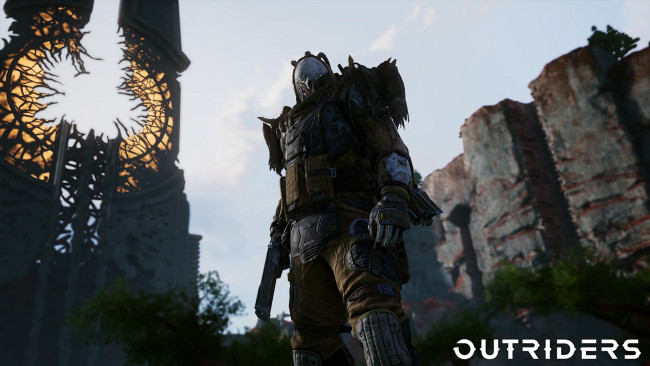 Обои картинки фото outriders, видео игры