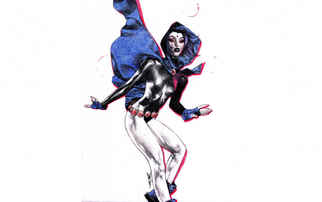 Обои картинки фото рисованное, комиксы, девушка, плащ, костюм