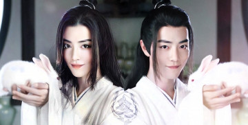 Картинка разное компьютерный+дизайн вэй усянь девушка кролики близнецы