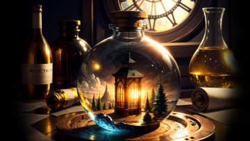 Картинка фэнтези иные+миры +иные+времена нейросети графика нейроарт ai art нейронные сети рисунки нейро искусство