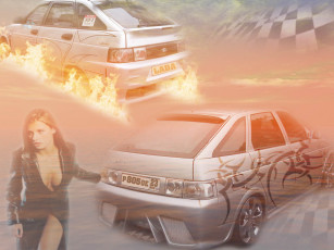 Картинка 21112 автомобили авто девушками