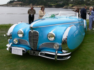 Картинка 1949 delahaye 175 saoutchik coupe автомобили классика