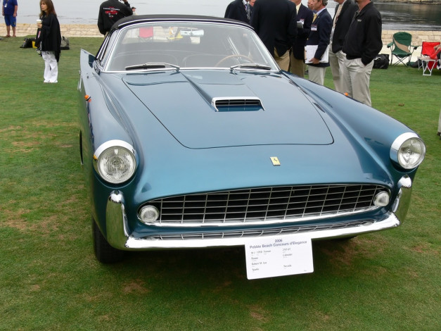 Обои картинки фото 1956, ferrari, 250, gt, boano, cabriolet, автомобили