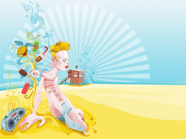 Обои картинки фото векторная, графика