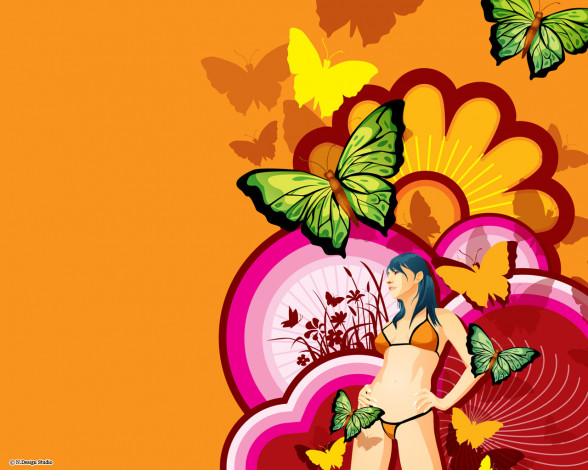 Обои картинки фото векторная, графика