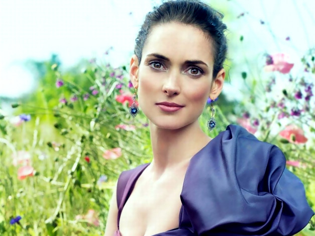 Обои картинки фото Winona Ryder, девушки