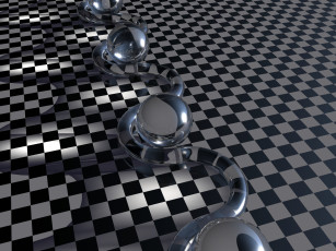 Картинка 3д графика шары клетки