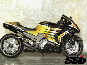 Картинка мотоциклы customs kawasaki