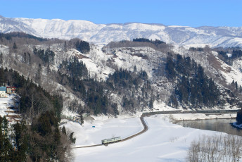 Картинка природа дороги снег