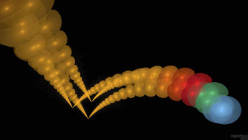 Картинка 3д графика fractal фракталы фон стиль