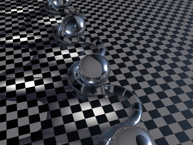 Обои картинки фото 3д, графика, шары, клетки