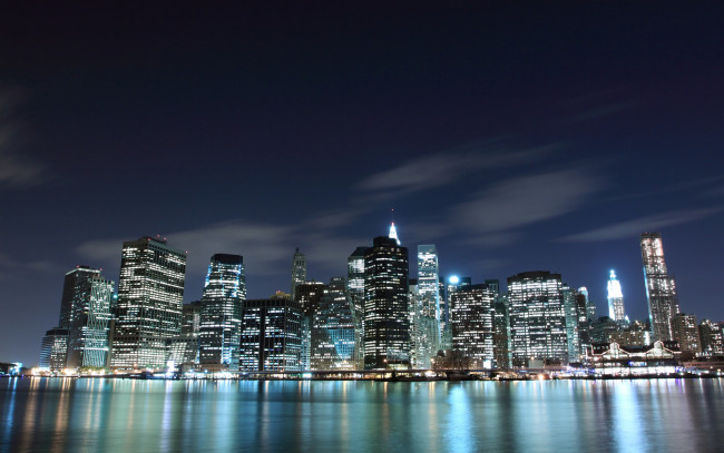 Обои картинки фото города, огни, ночного, city