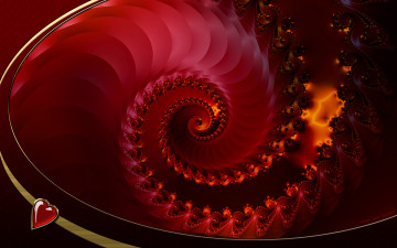 Картинка 3д графика fractal фракталы фон цвета узор