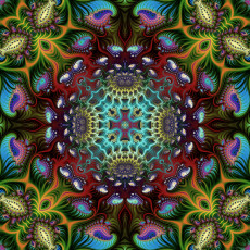 Картинка 3д+графика fractal+ фракталы узор цвета фон