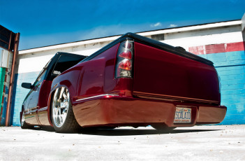 Картинка автомобили custom+pick-up pickup low