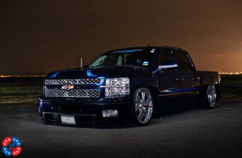 Картинка автомобили custom+pick-up silverado