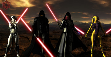 Картинка 3д+графика fantasy+ фантазия мечи воины