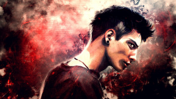 Картинка видео+игры devil+may+cry+4 art парень рисунок голова лицо брюнет