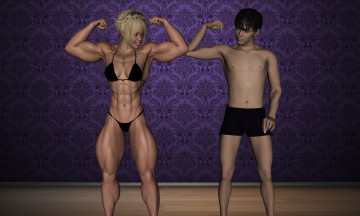 Картинка 3д+графика people+ люди парень девушка