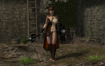 Картинка 3д+графика amazon+ амазонки оружие девушка