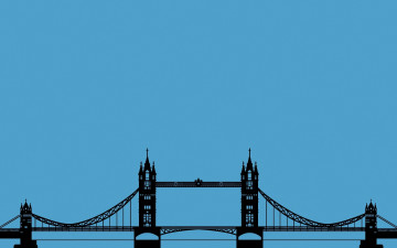 Картинка рисованные минимализм мост