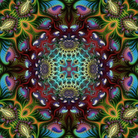 Обои картинки фото 3д графика, fractal , фракталы, узор, цвета, фон