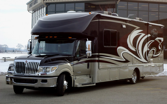 Обои картинки фото автомобили, дом на колёсах, international, homebus, big, bus