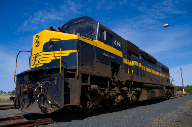 Обои картинки фото техника, локомотивы, рельсы, дорога, железная, локомотив