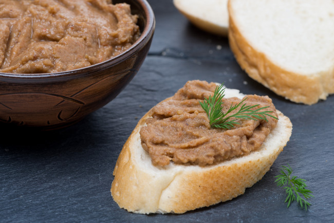 Обои картинки фото еда, бутерброды,  гамбургеры,  канапе, паштет