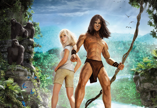 Обои картинки фото тарзан 2013, мультфильмы, tarzan , 2013, tarzan, тарзан