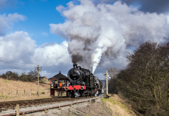 Картинка техника паровозы дорога паровоз железная