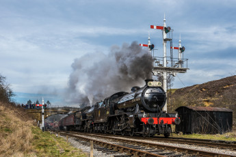 Картинка техника паровозы дорога железная паровоз