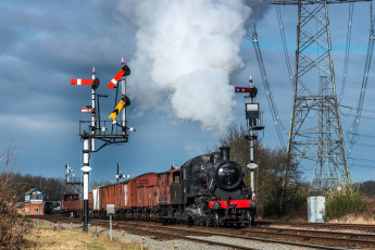 Картинка техника паровозы дорога железная паровоз