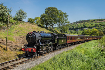 Картинка техника паровозы паровоз дорога железная