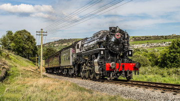 Картинка техника паровозы железная паровоз дорога