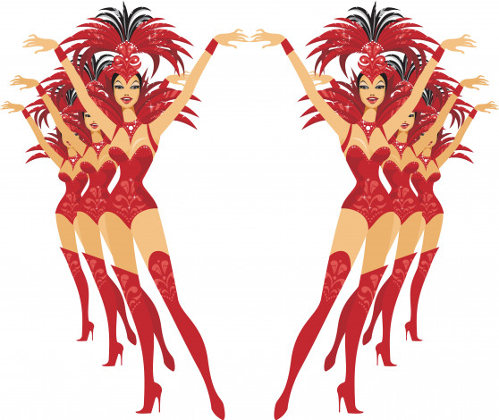 Обои картинки фото векторная графика, девушки, фон, танец, карнавал