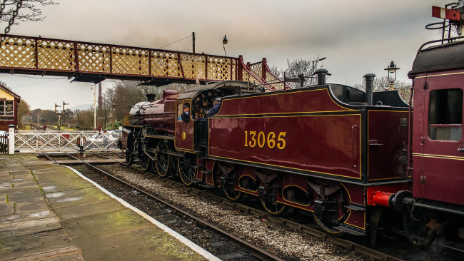 Обои картинки фото техника, паровозы, железная, дорога, паровоз