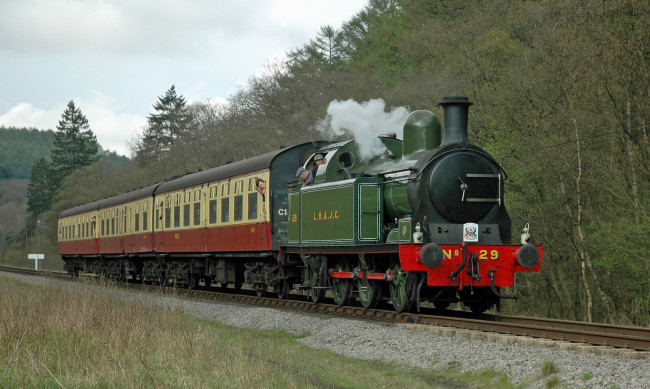 Обои картинки фото техника, паровозы, паровоз, дорога, железная