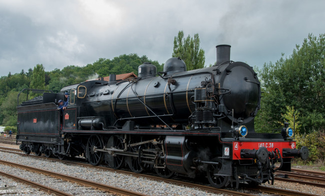 Обои картинки фото техника, паровозы, дорога, железная, паровоз