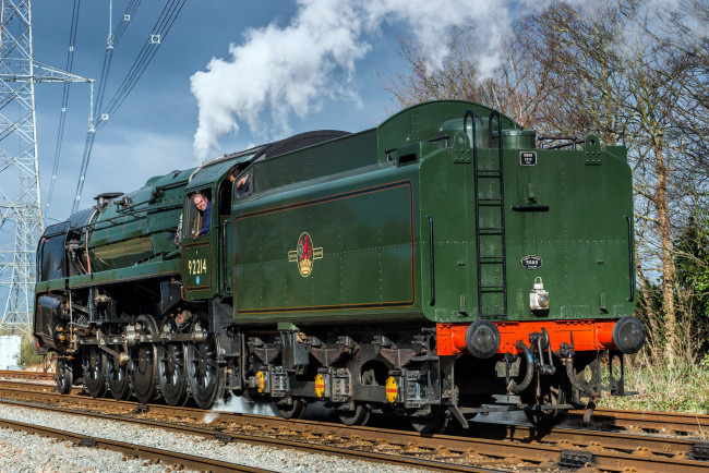 Обои картинки фото техника, паровозы, железная, дорога, паровоз