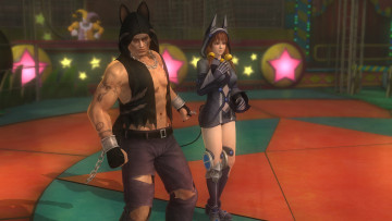 Картинка 3д+графика аниме+ anime поза цепи фон парень взгляд девушка