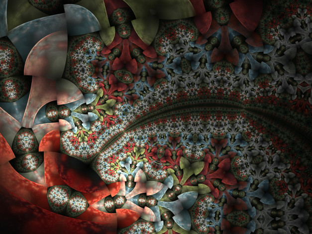 Обои картинки фото 3д графика, фракталы , fractal, узор, фон, цвета